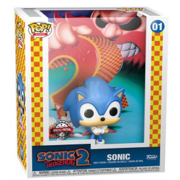 Sonic the Hedgehog 2 POP! Game Cover Vinyl Figure Sonic heo Exclusive 9 cm
